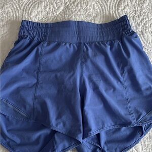 Lululemon wild indigo 4 inch hotty hot shorts